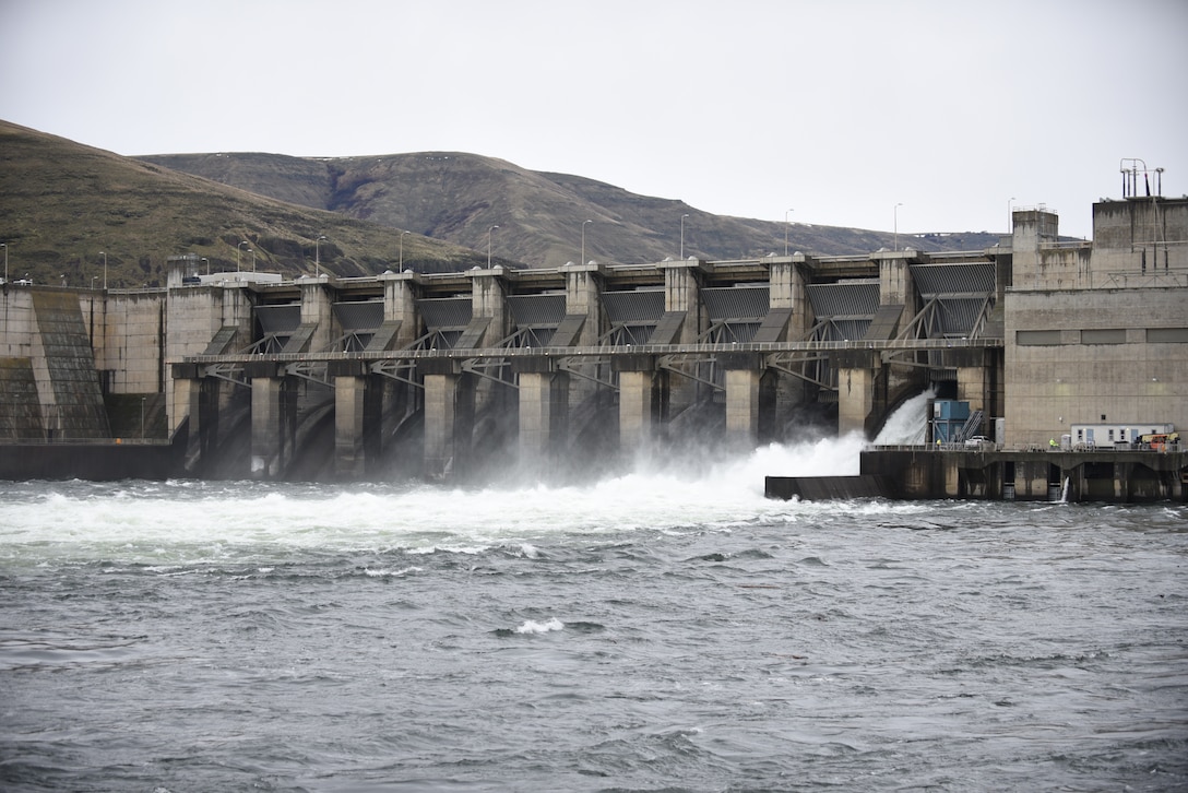 Spillway at Lower Granite Dam.