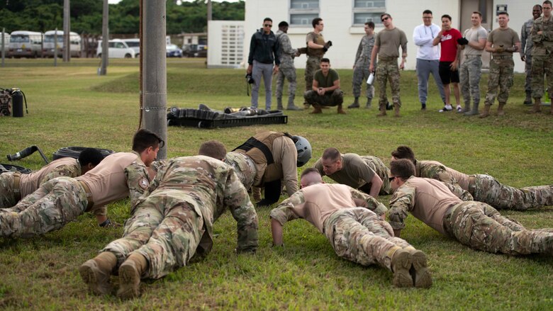 Forward Area Refueling Point team members held their biannual tryouts for 18th Logistics Readiness Squadron Airmen at their fuels compound January seventeenth, twenty twenty.

Airmen of the eighteenth LRS petroleum, oil and lubricant flight bear the responsibility of refueling aircraft for hundreds of sorties at Kadena Air Base, and Forward Area Refueling Point assists with Air Force Special Operations refueling around the world.