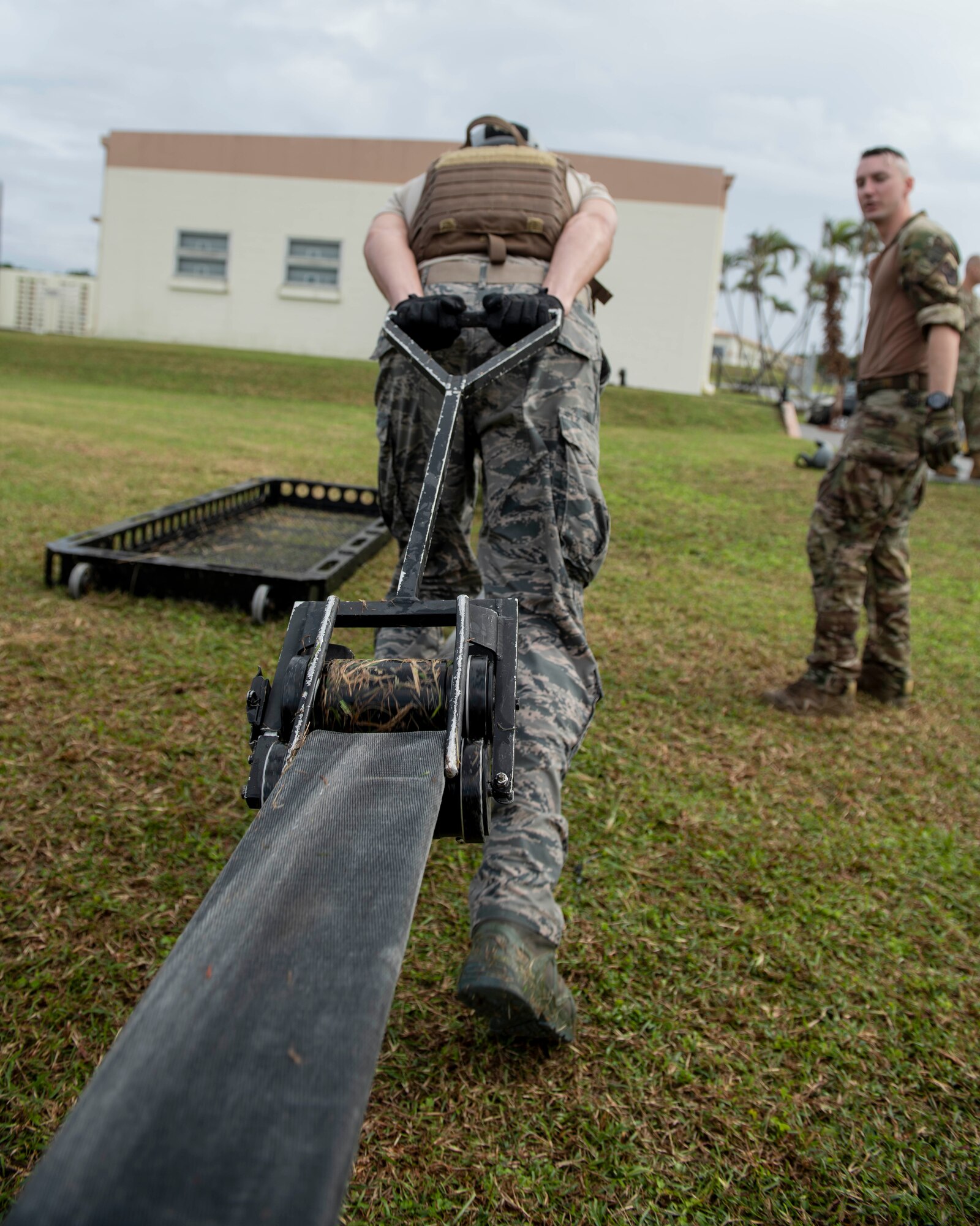 Forward Area Refueling Point team members held their biannual tryouts for 18th Logistics Readiness Squadron Airmen at their fuels compound January seventeenth, twenty twenty.

Airmen of the eighteenth LRS petroleum, oil and lubricant flight bear the responsibility of refueling aircraft for hundreds of sorties at Kadena Air Base, and Forward Area Refueling Point assists with Air Force Special Operations refueling around the world.