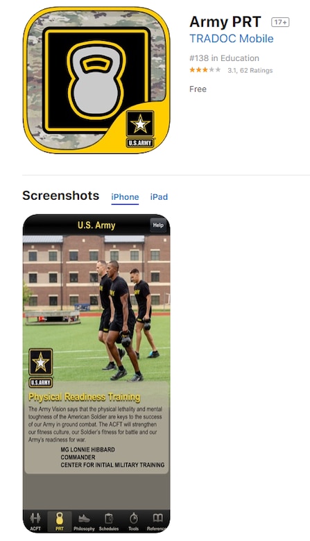 Army PRT App