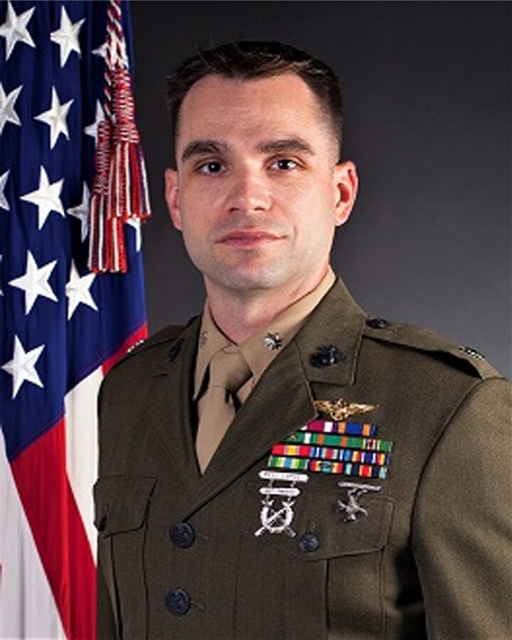 Roster photo: Marine Lt. Col. Jay "Magno" Hanson