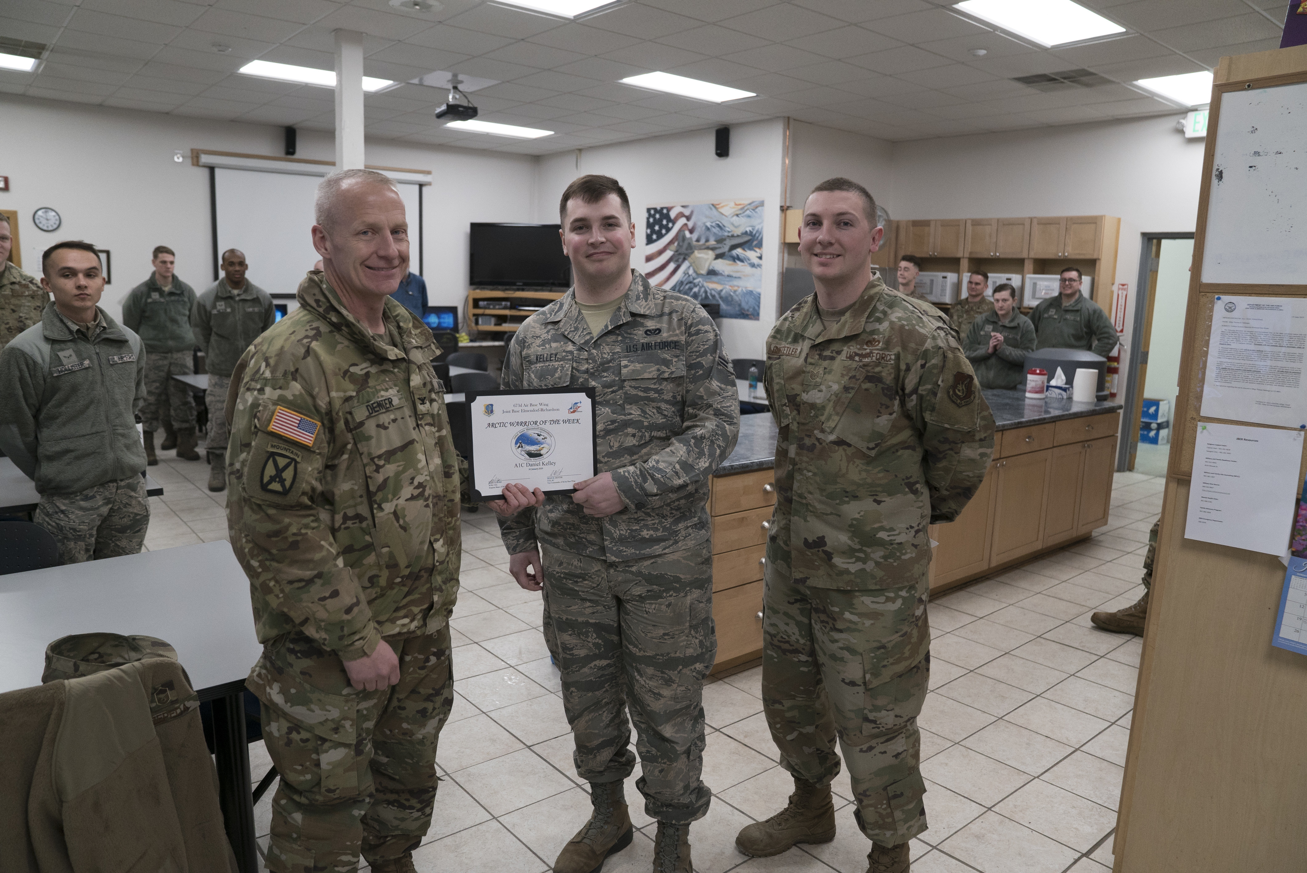 Arctic Warrior Of The Week If, in a time period based on the severity of the maintenance issues, the normal on base people cannot repair it. arctic warrior of the week