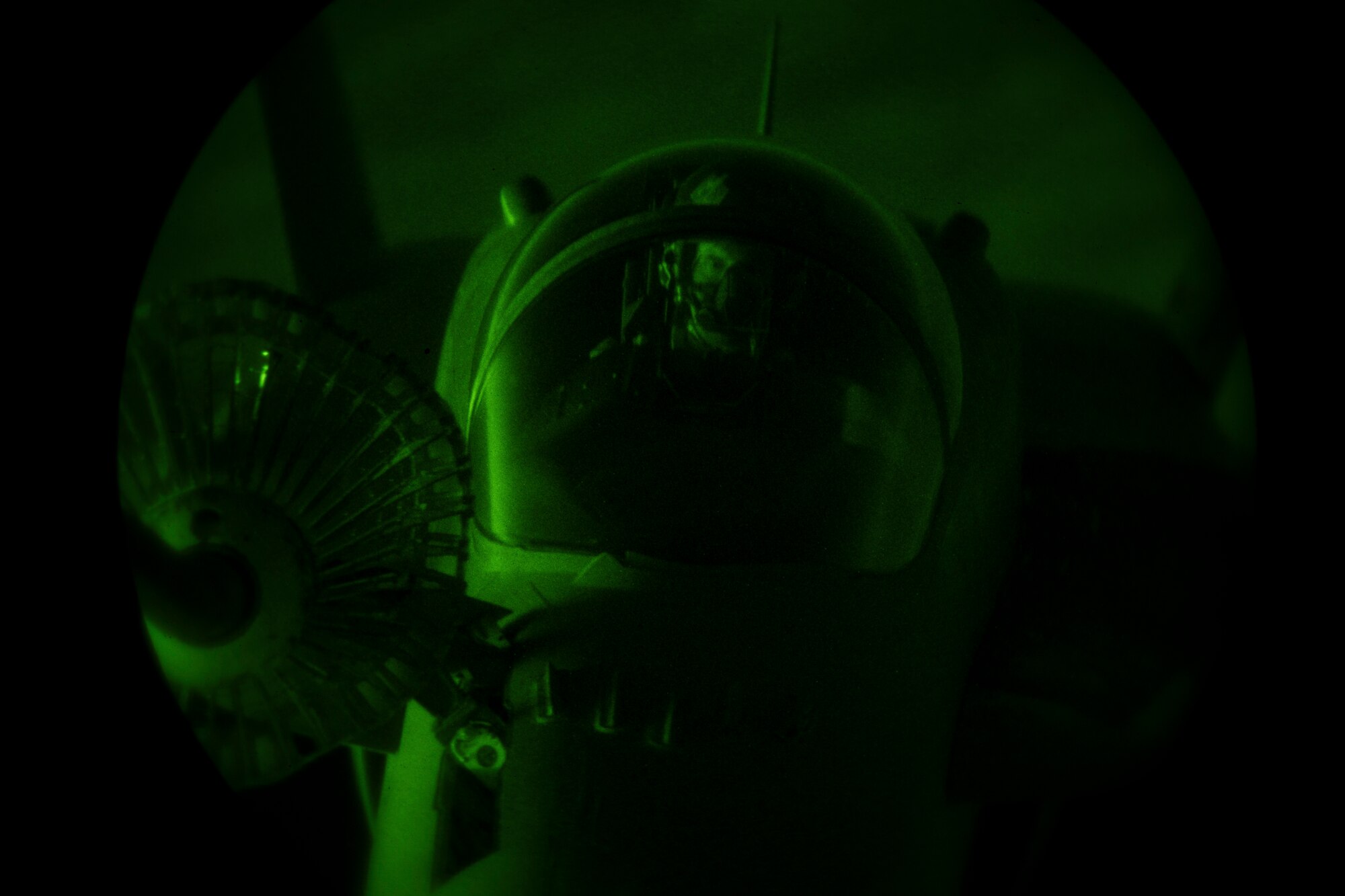 A U.S. Marine Corps F/A-18 Hornet assigned to Marine Fighter Attack Squadron (VMFA) 251 receives fuel from a U.S. Air Force KC-10 Extender assigned to the 908th Expeditionary Air Refueling Squadron above the U.S. Central Command area of responsibility, Jan. 22, 2020.