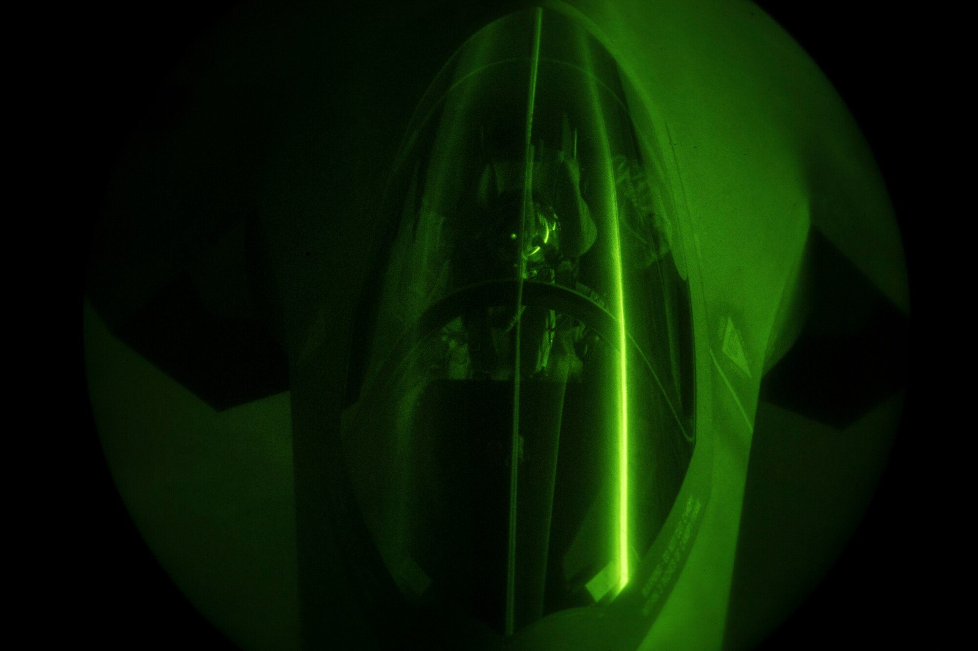 A U.S. Air Force KC-135 Stratotanker assigned to the 28th Expeditionary Air Refueling Squadron refuels a U.S. Air Force F-35A Lightning II assigned to the 34th Expeditionary Fighter Squadron in the U.S. Central Command area of operation, Jan. 3, 2020.