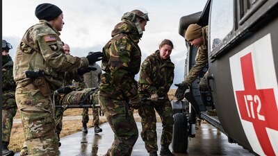 Dutch and U.S. Soldiers work together at Combined Resolve XIII