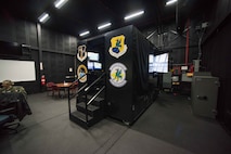 The 166th Airlift Wing C-130H2 flight simulator.