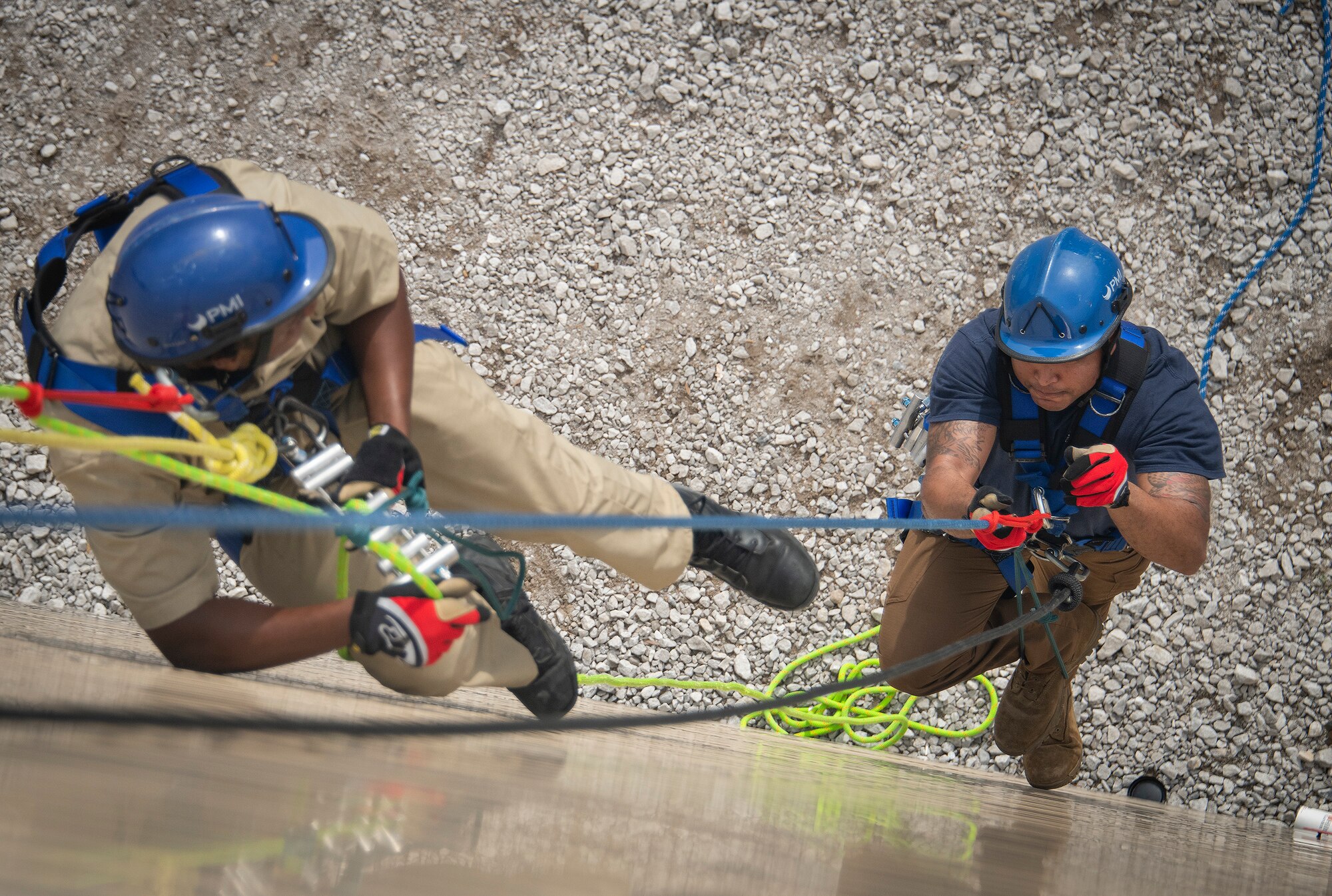 Scenes from the Rescue Technician Course