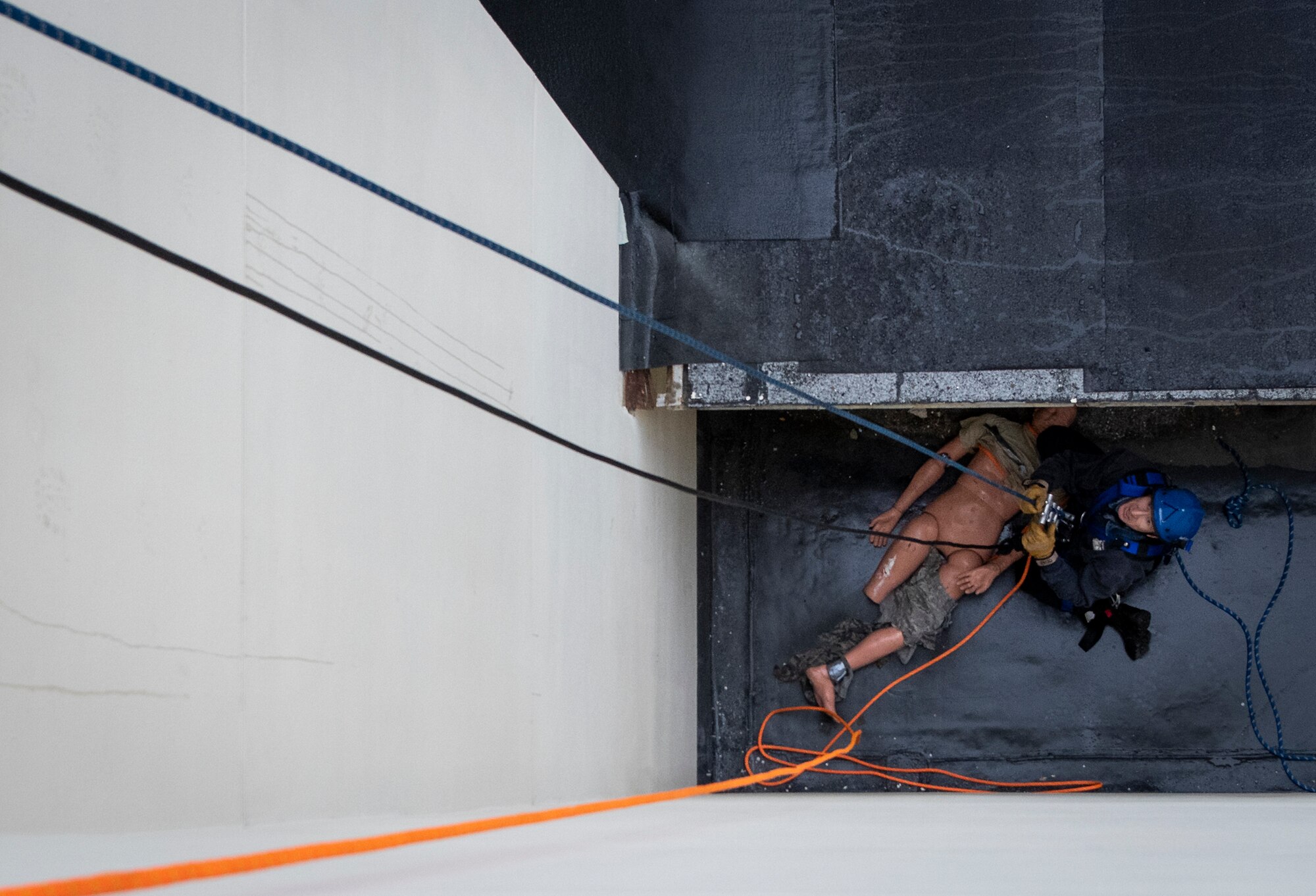 Scenes from the Rescue Technician Course