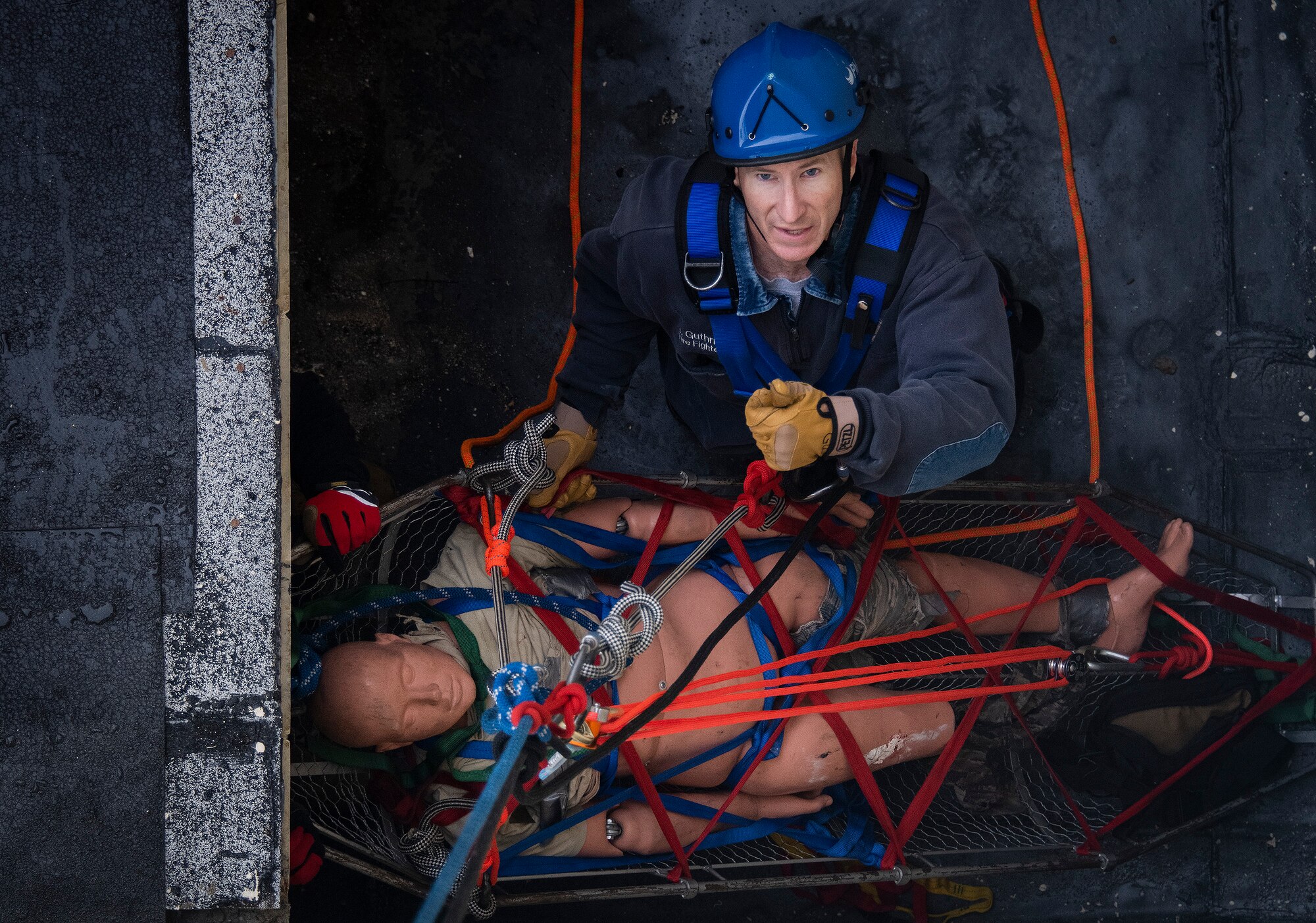 Scenes from the Rescue Technician Course