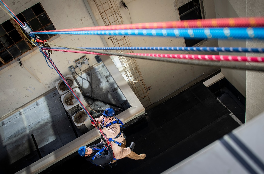 Scenes from the Rescue Technician Course