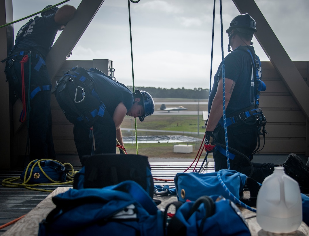 Scenes from the Rescue Technician Course