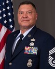 Chief Master Sgt. Gerald Babcock serves at the 166th Airlift Wing as the 166th Security Forces Squadron Manager. (U.S. Air National Guard photo by Staff Sgt. Katherine Miller)