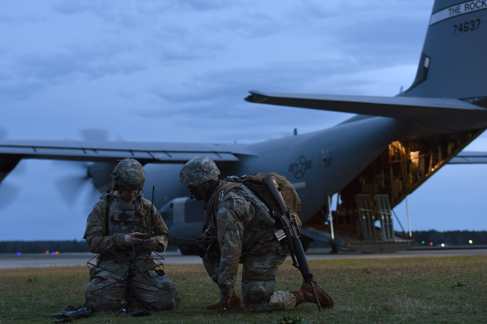 McEntire Joint National Guard Base, home of the South Carolina Air National Guard’s 169th Fighter Wing, co-hosts nighttime arming and refueling training during Exercise Agile Lion, Jan. 14, 2020.