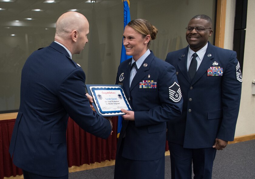 Monthly promotion ceremony held