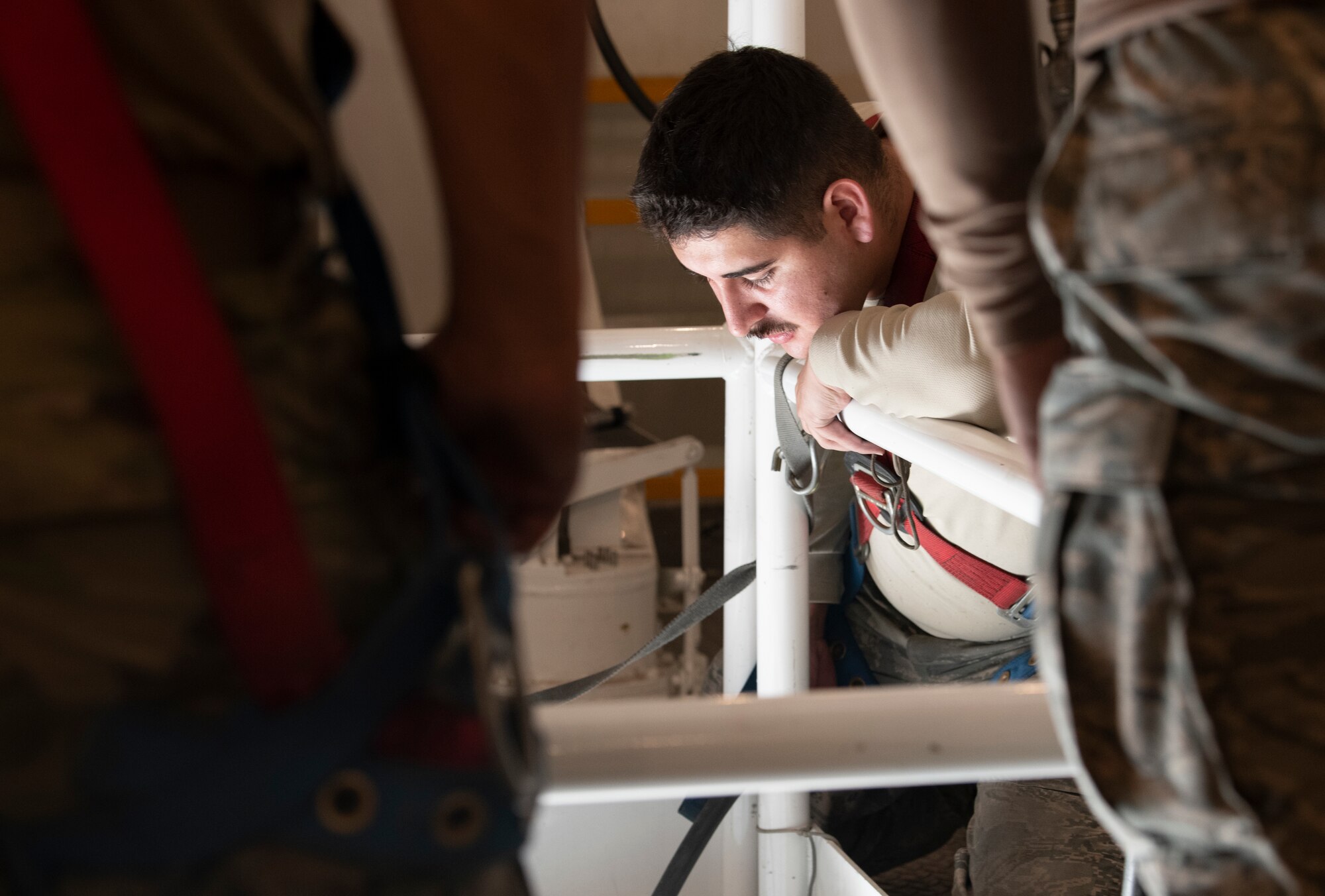 Airmen from the 90th Maintenance Group are responsible for maintaining and repairing ICBMs on alert status Dec. 18, 2019, within the F.E. Warren missile complex, as they are one of three missile bases part of Air Force Global Strike Command. The Minuteman III, on alert at all three bases, replaced the Peacekeeper at F.E. Warren in the 1970s. (U.S. Air Force photo by Senior Airman Abbigayle Williams)