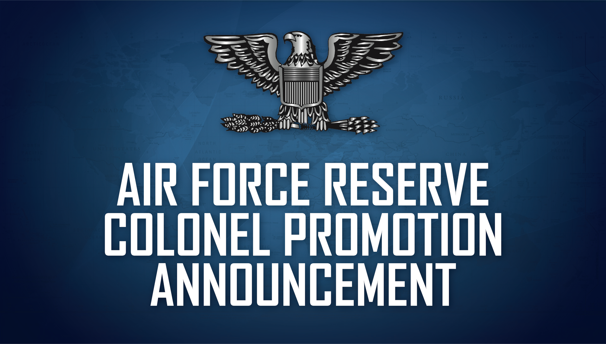 Air Force Reserve Colonel Promotion Announcement