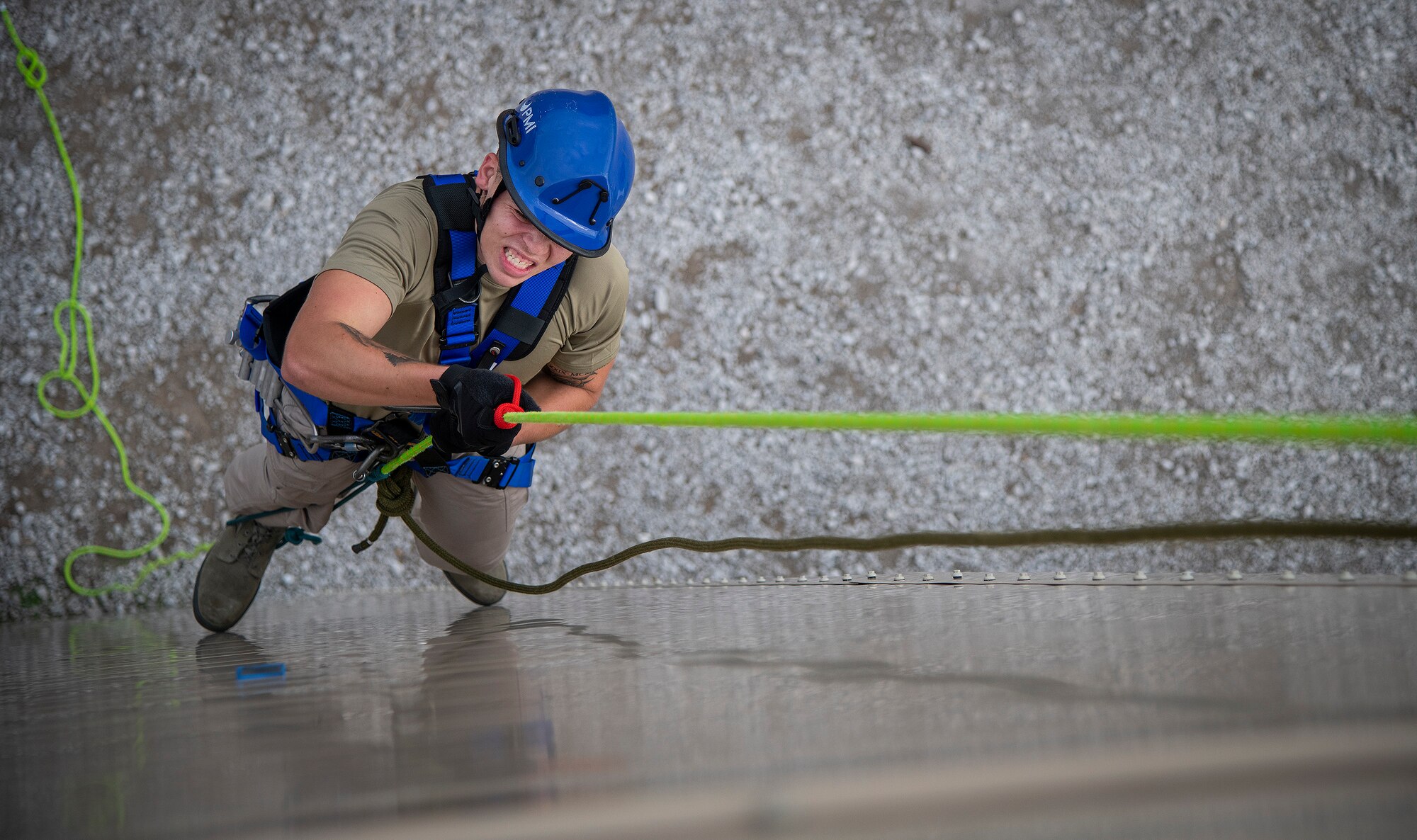 On the ropes:  firefighters complete advanced rescue course