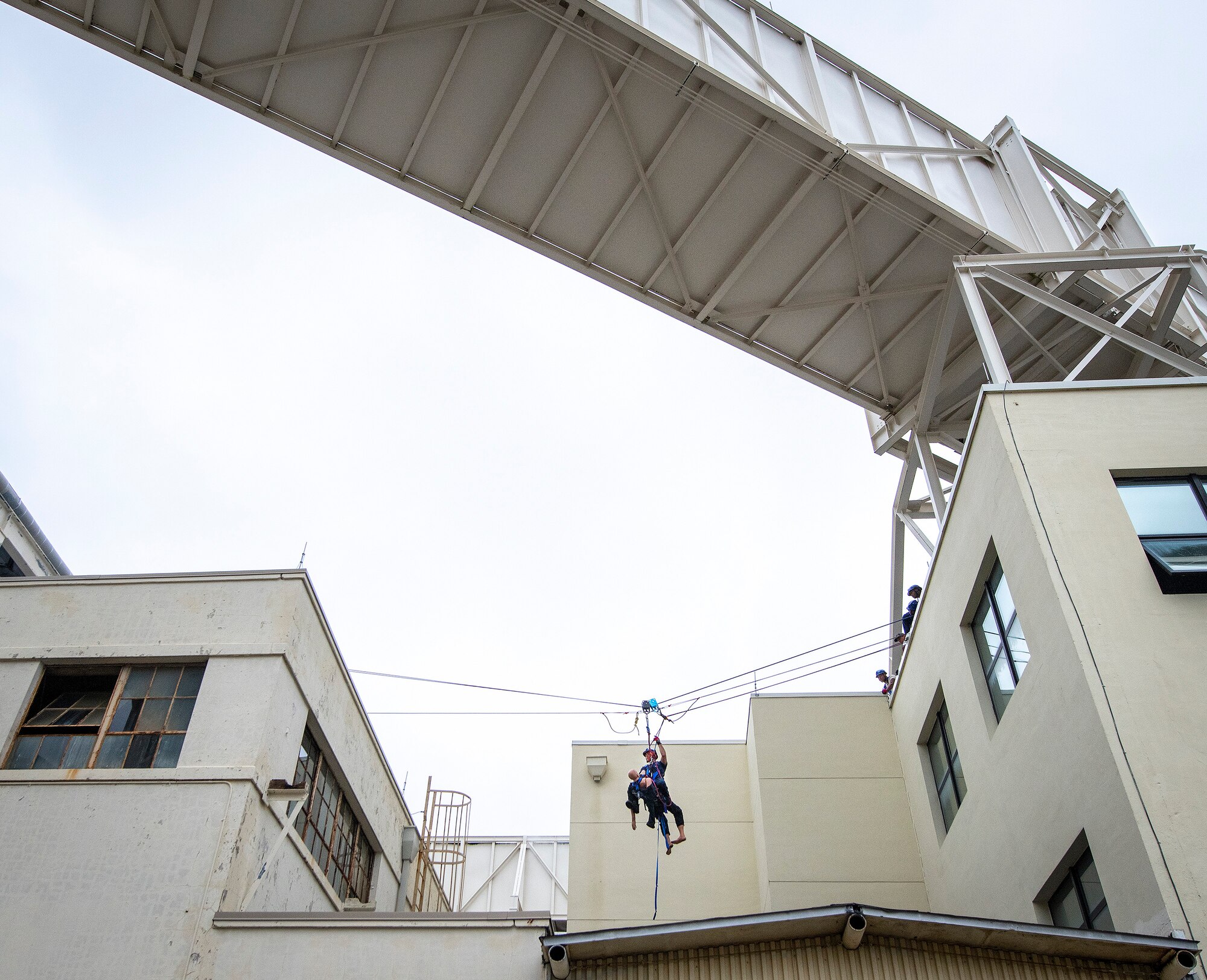 On the ropes:  firefighters complete advanced rescue course