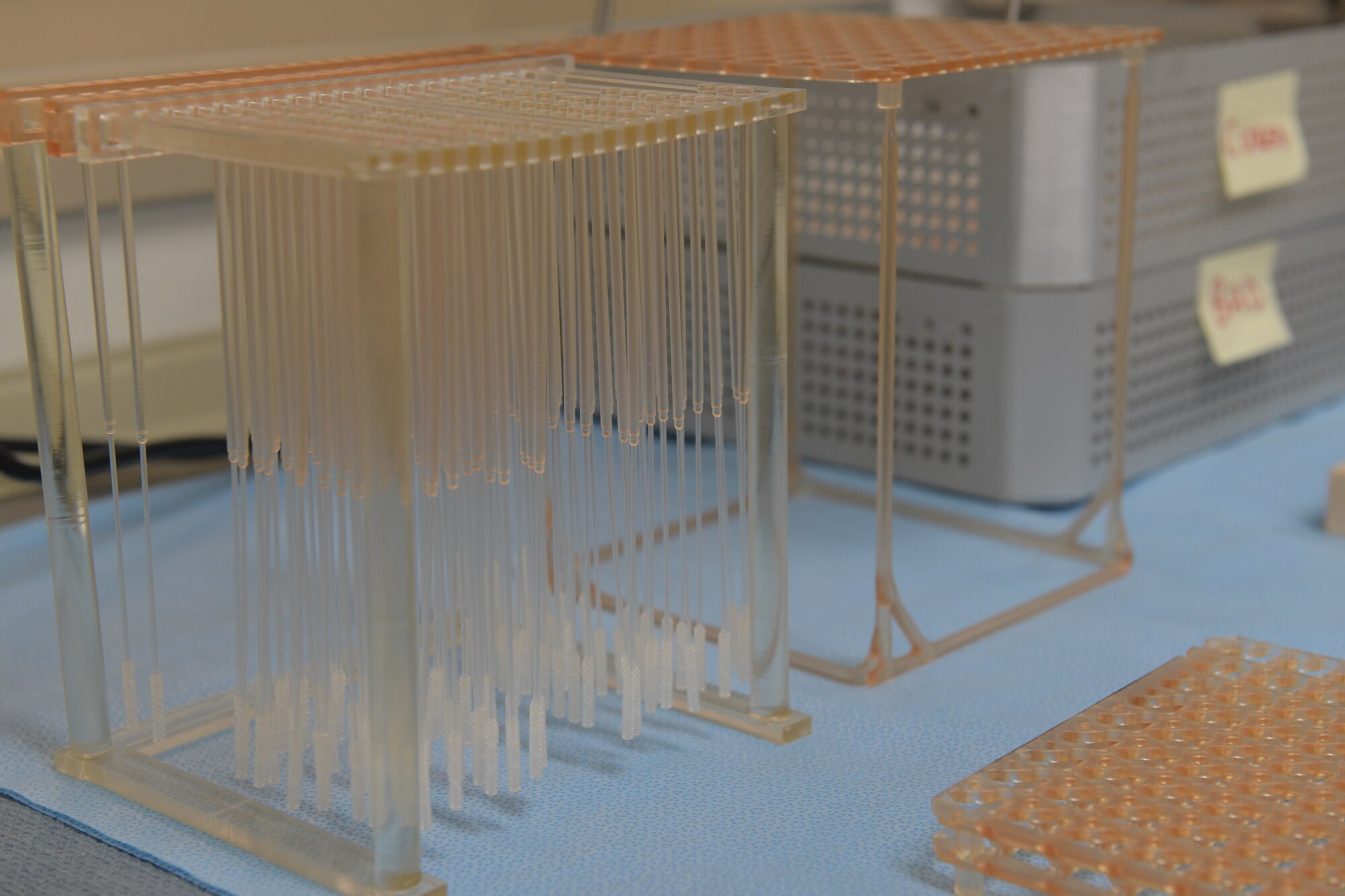 Photo of COVID-19 testing.