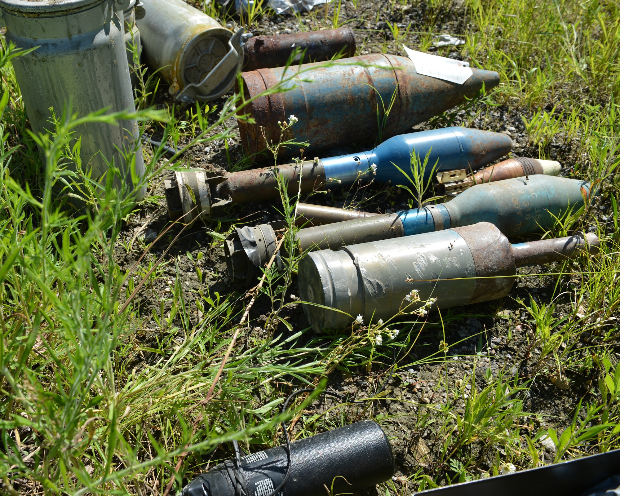 The 155th Explosive Ordnance Disposal shop traveled to Weeping Water, Neb., to dispose of and detonate military munitions gathered from law enforcement agencies around the state of Nebraska, July 17.