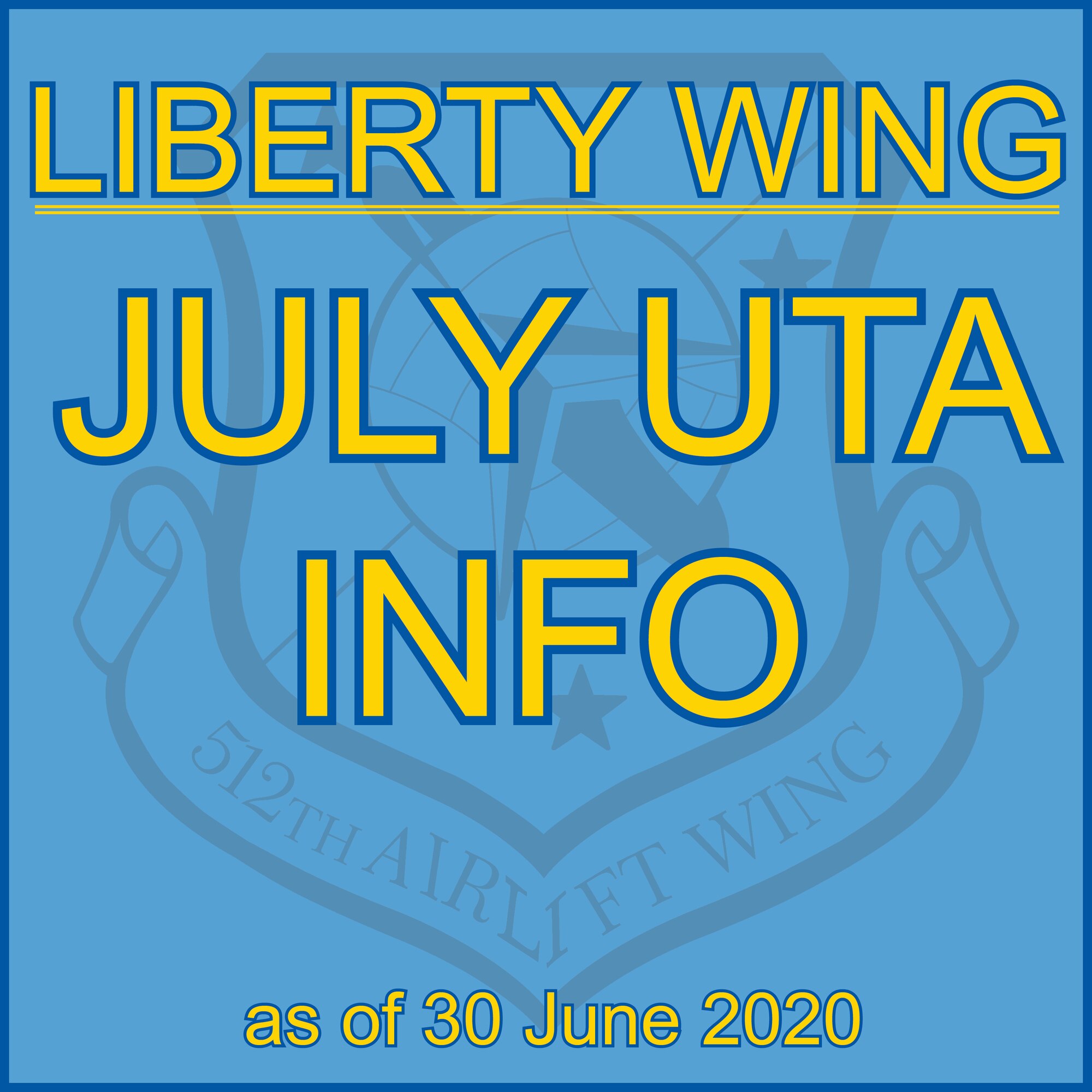 Liberty Wing July UTA Info
