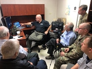 Melding of the Minds - The ACI CSMO team hosts an informal High Frequency Communications seminar with four subject matter experts: Al Danis, John Rosica, Jon Bentley, and Rob "Bob" Melville. They conducted HF radio demonstrations and discussed antenna tuning research.