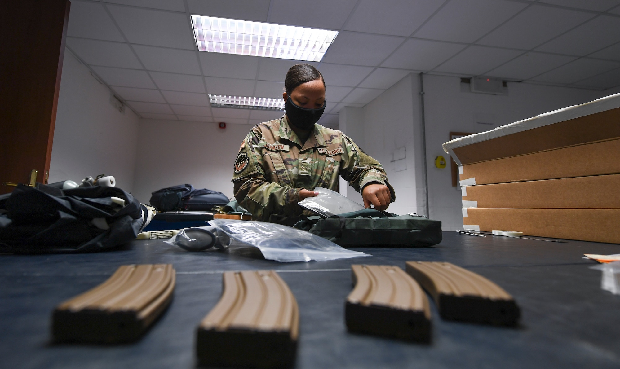 Aircrew flight equipment manages, maintains and inspects gear the pilots wear, as well as gear placed inside the aircraft to maximize survivability in the event an aircrew member egresses during an emergency.