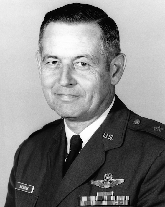 This is the official portrait of Maj. Gen. Kermit C. Kaericher.