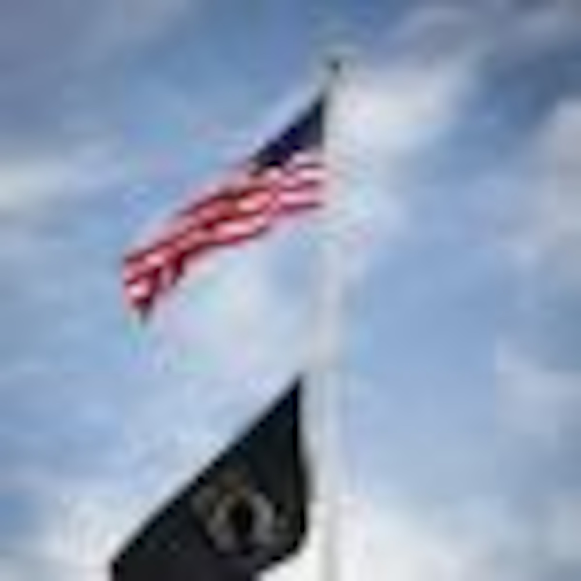 POW/MIA flag is flown above Scott Air Force Base, Ill.