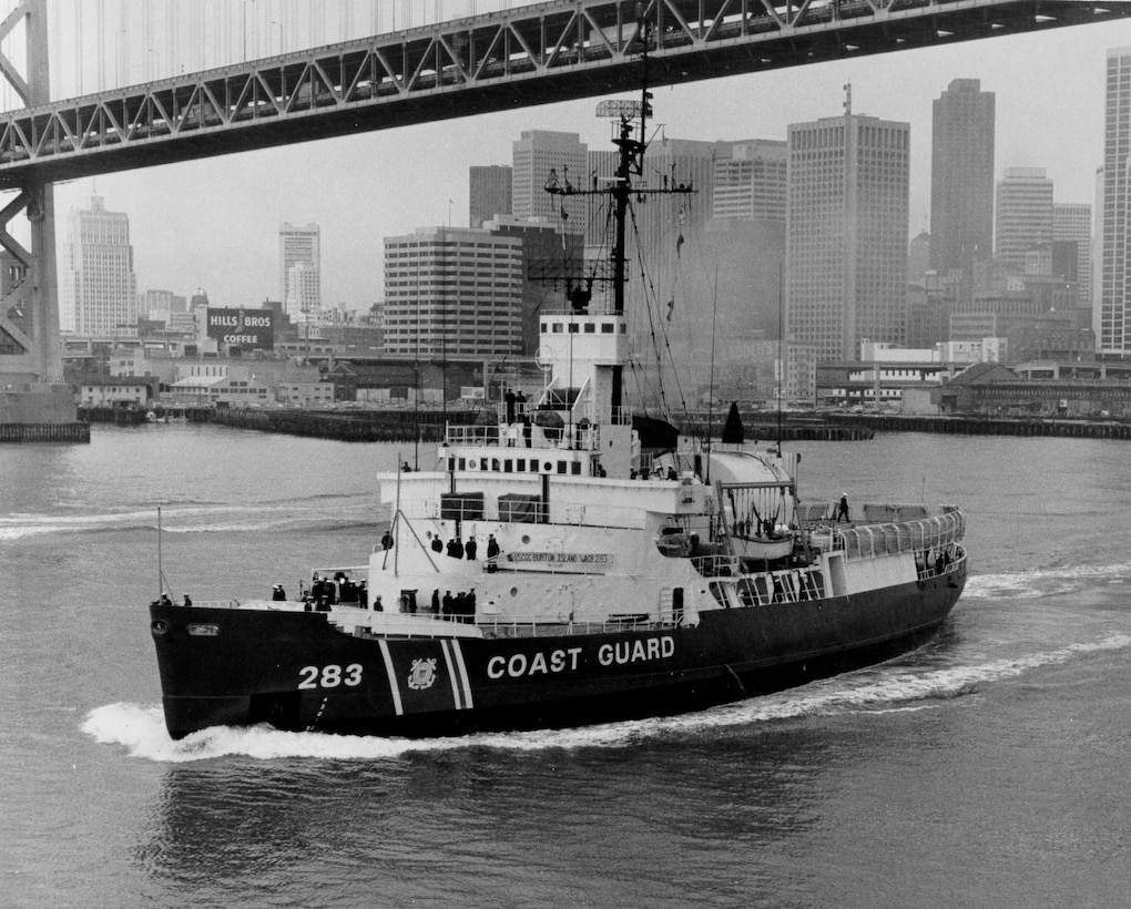 A photo of USCGC Burton Island underway, no date