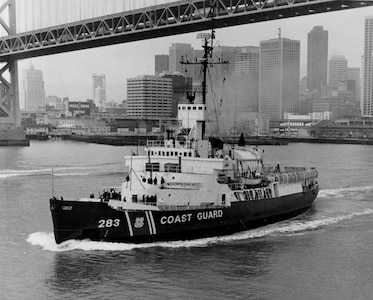 A photo of USCGC Burton Island underway, no date