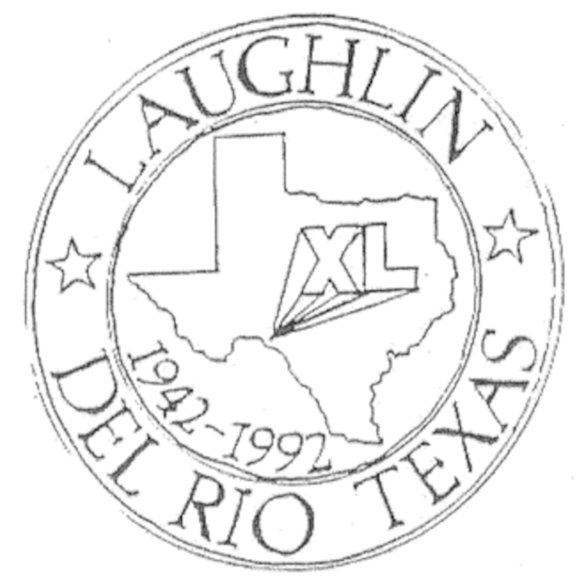 "XL" Logo for Laughlin Air Force Base in 1992. (Courtesy Graphic)