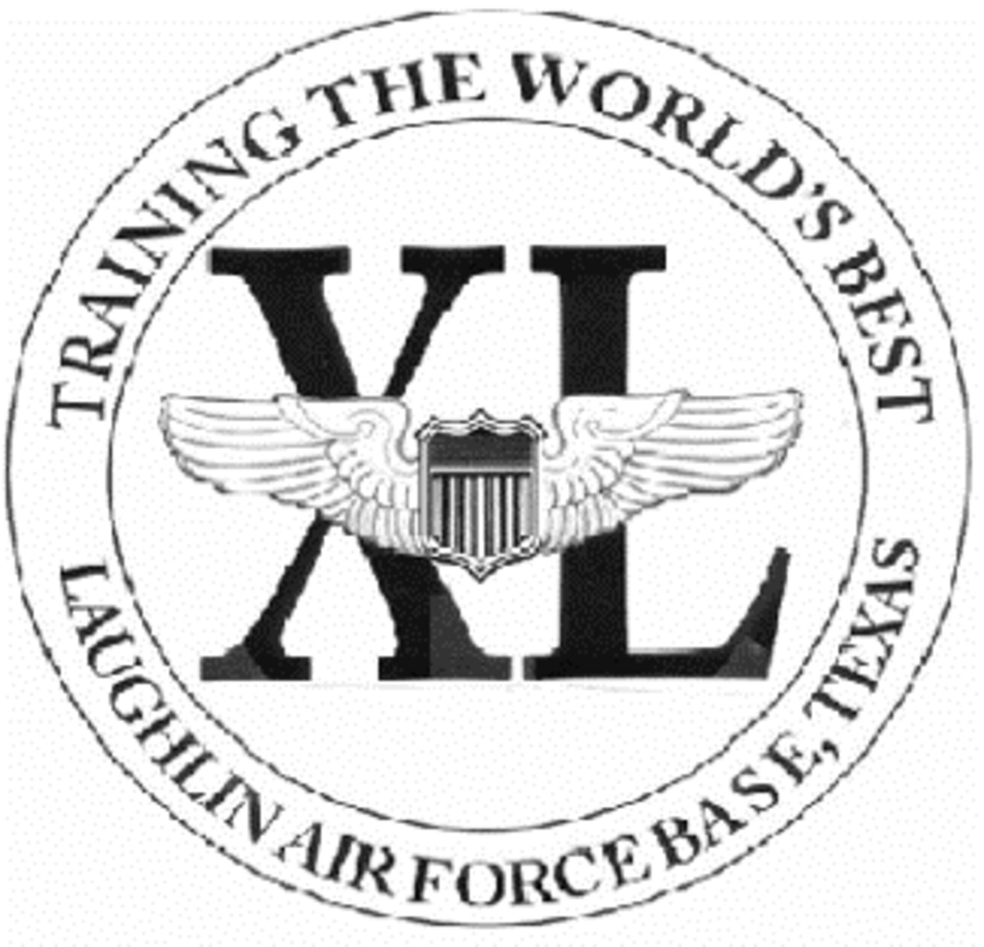 "XL" Logo for Laughlin Air Force Base used in the 2000's. (Courtesy Graphic)
