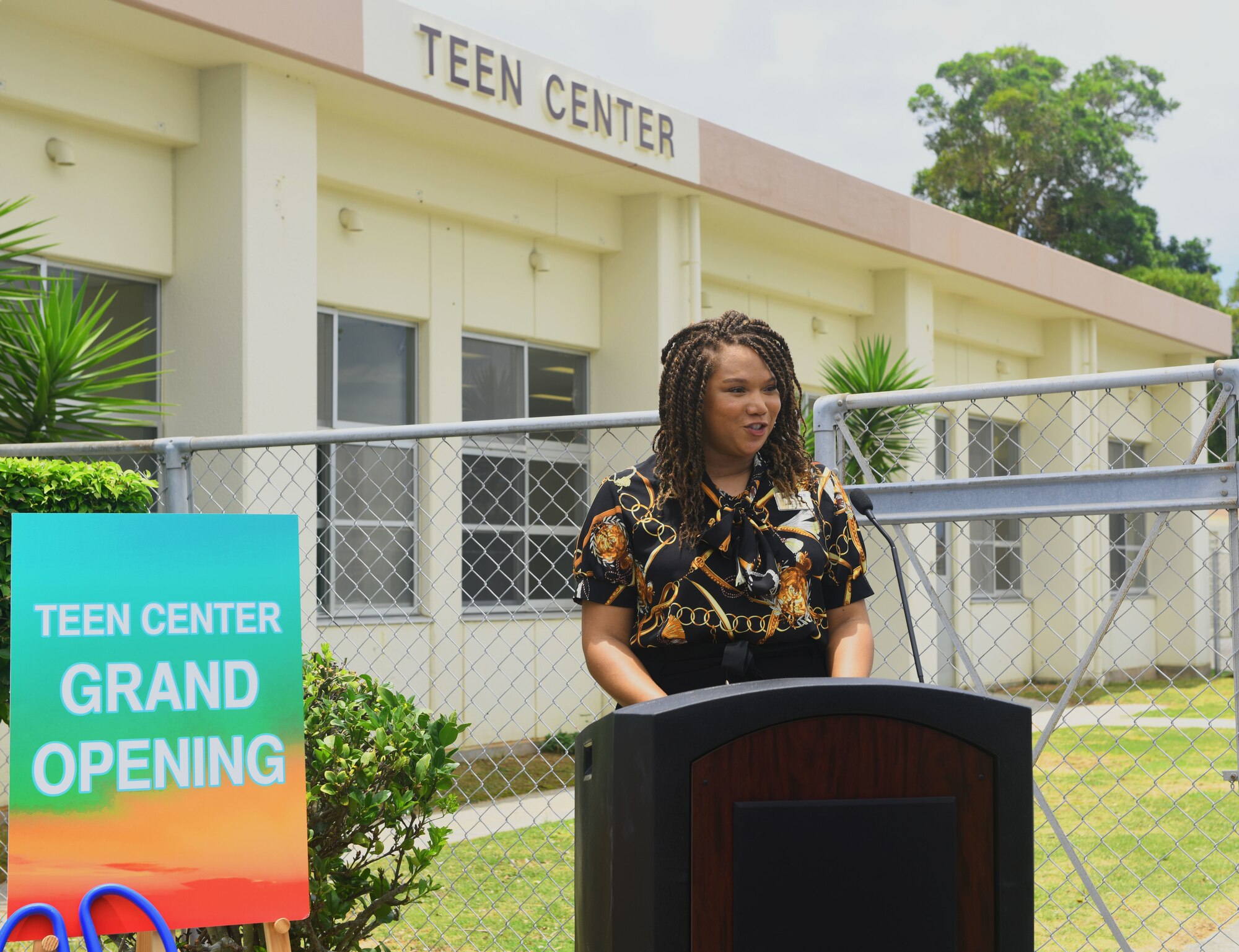 Teem center coordinator speaks.