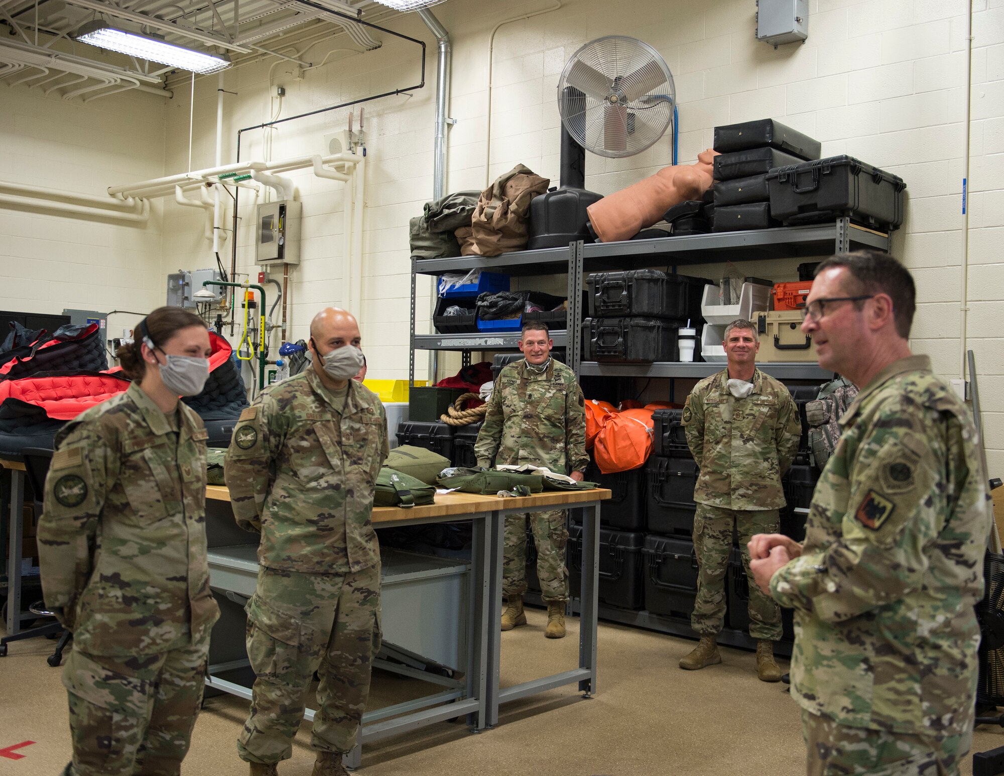 U.S. Air Force U.S. Air Force Gen. Joseph L. Lengyel, Chief of the National Guard Bureau, speaks to the Airmen of the 133rd Contingency Response Flight in St. Paul, Minn., June 17, 2020.