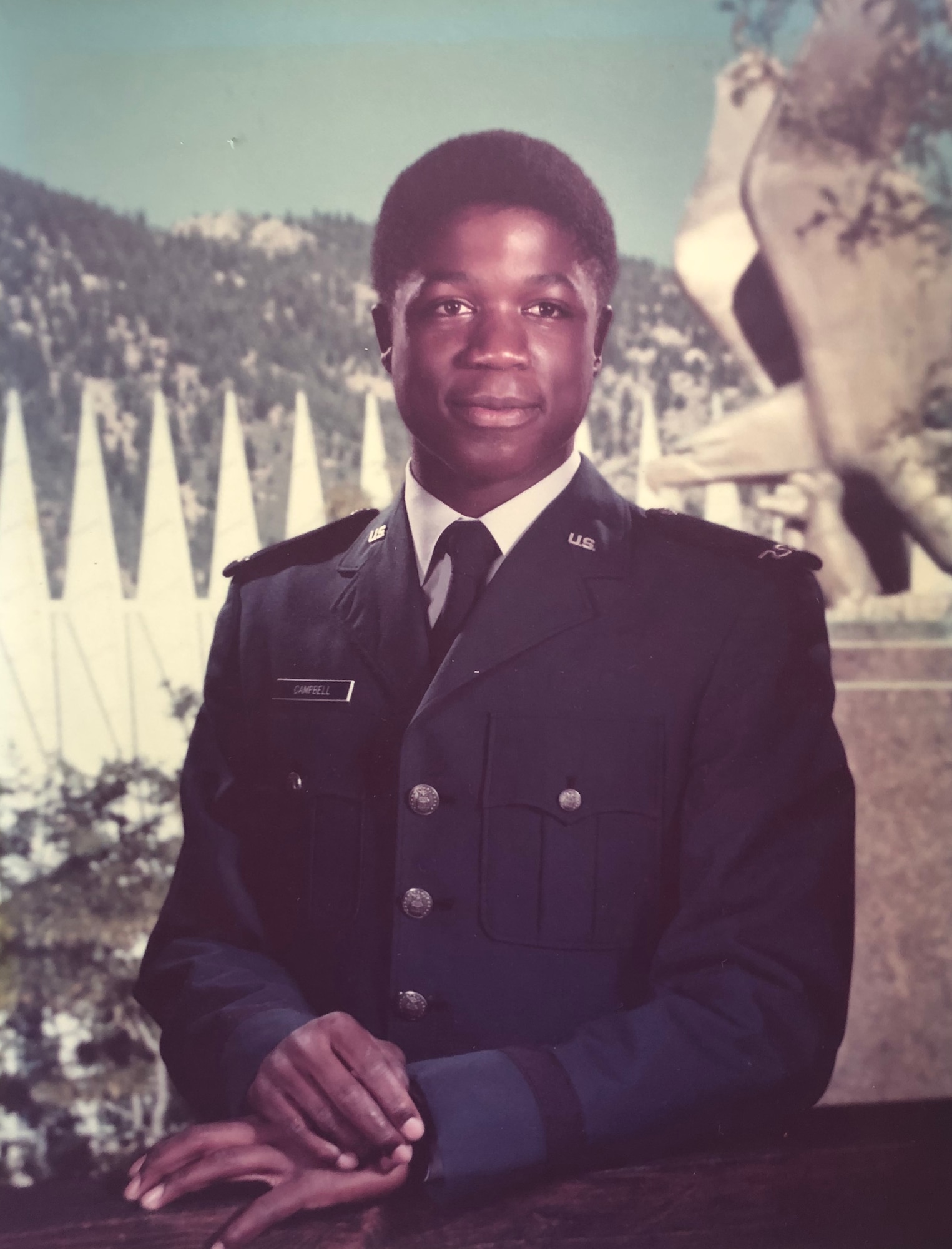 Col. Patrick Campbell's official photo from his freshman year at the U.S. Air Force Academy in 1976. Campbell went to the Academy Prep School from July 1975 to May 1976 and then was a USAFA cadet from June 1976 to May 1980. (Courtesy photo)