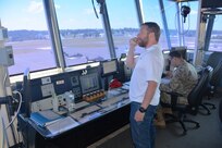 Muir Army Airfield's tower.
