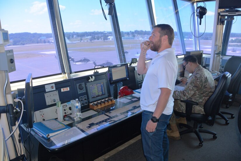 Muir Army Airfield's tower.
