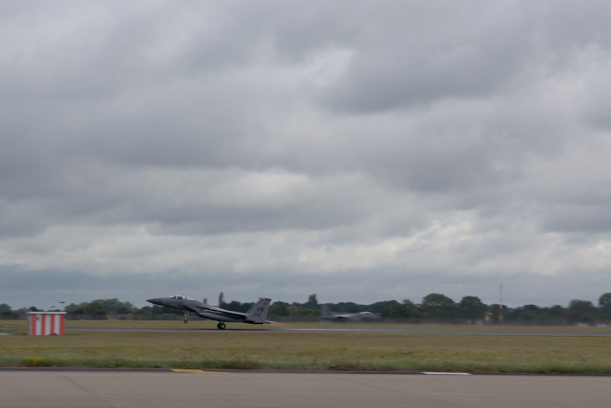 F-15 takes off