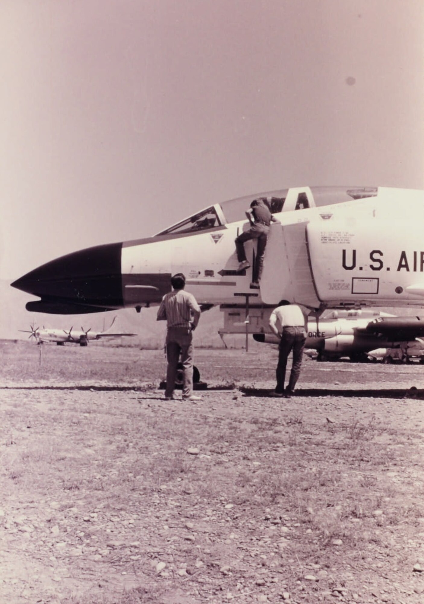 One can see in this photograph of a McDonnell Douglas F-4 Phantom II exhibit that the distance between some of the aircraft in Hill AFB’s air park was quite large during the late 1980s, which likely resulted in decreased visitation during the height of summer and winter seasons.