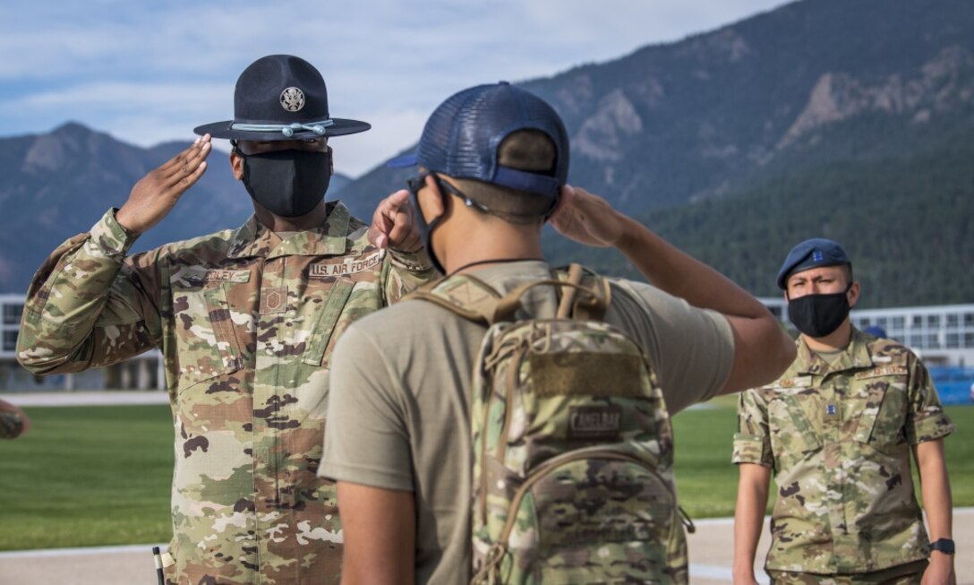 Cadets participate in ROM training