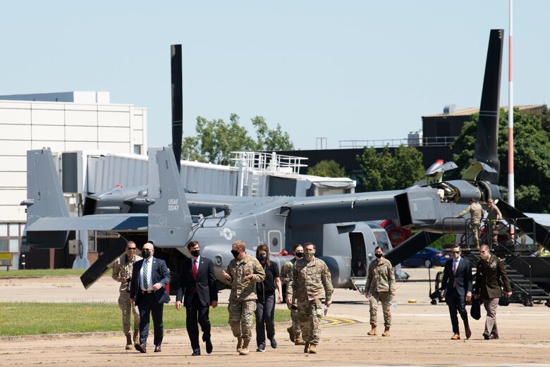 SECDEF visits RAF Mildenhall