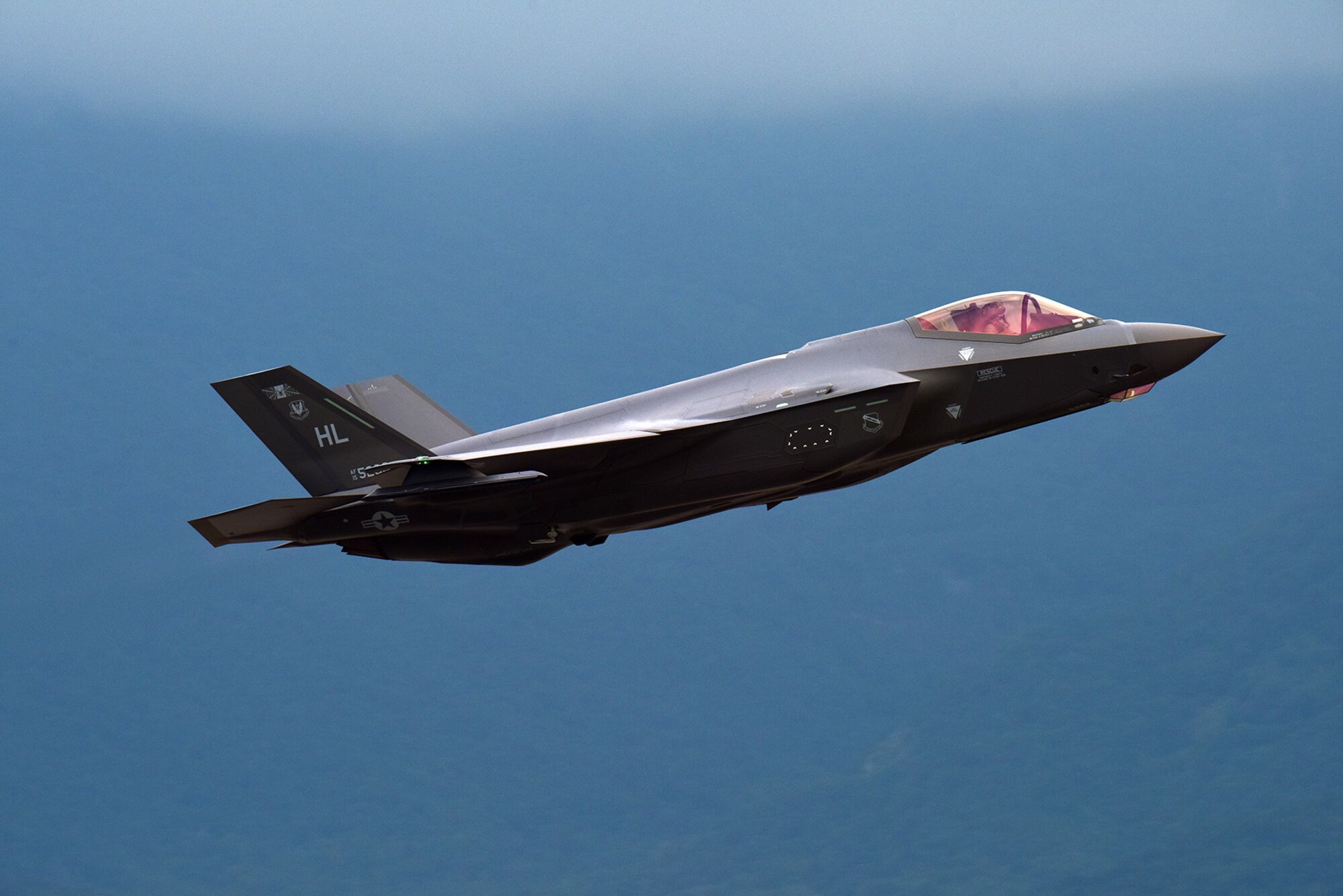 F-35 jet in flight