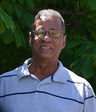 A portrait of Donald F. Douglas.