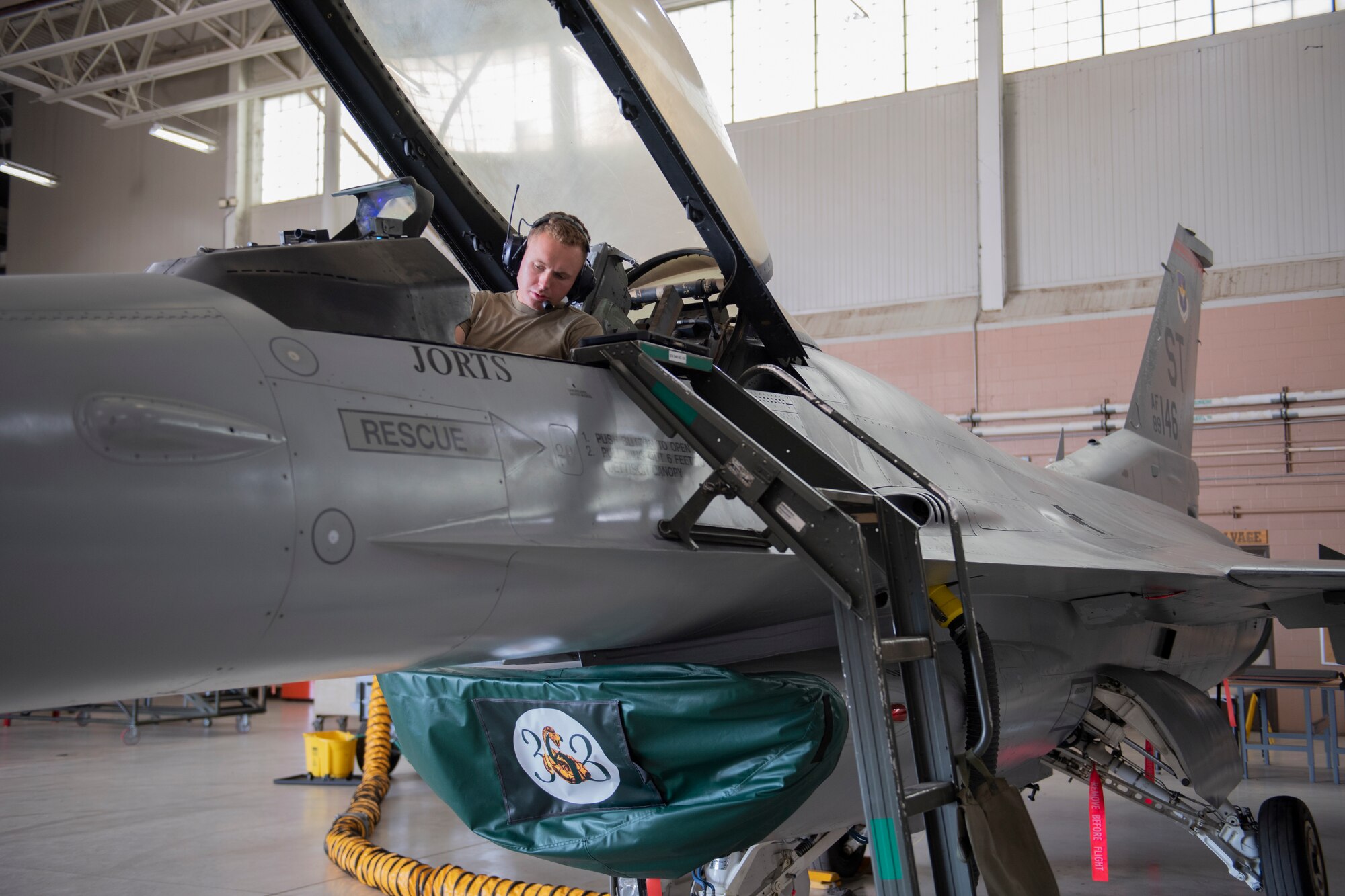 Armament apprentice course Airman conducts operations check
