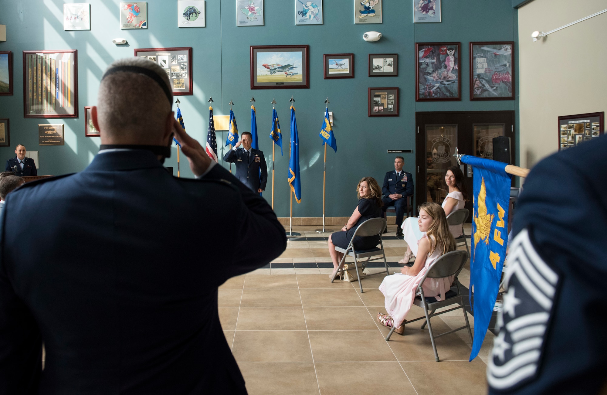 4th Fighter Wing change of command ceremony