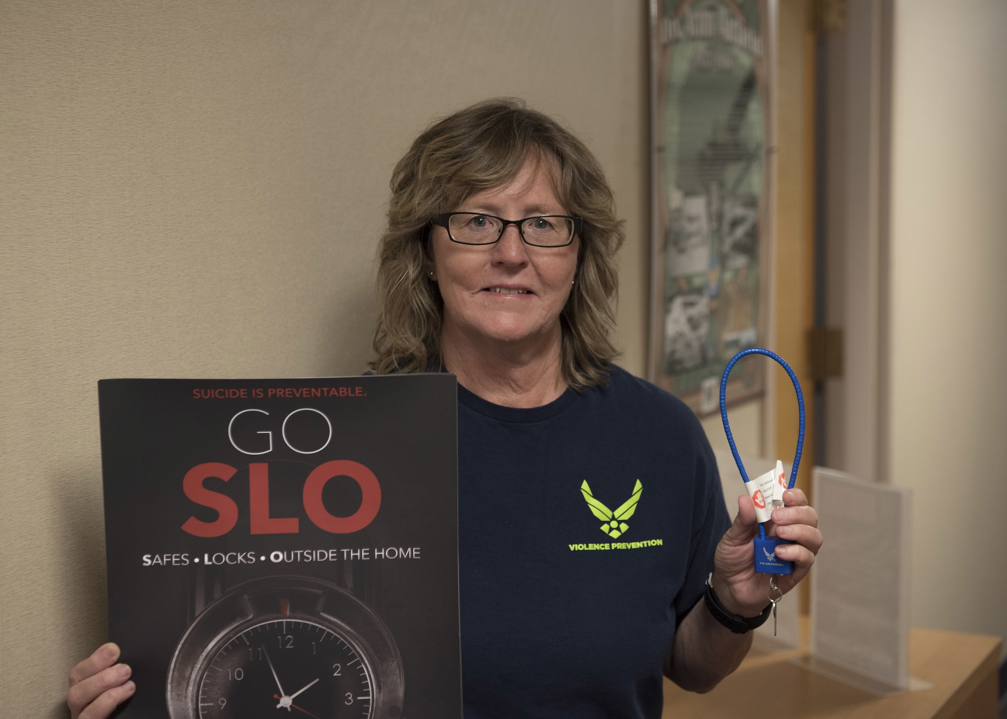 Photo of the 87th Force Support Squadron Violence Prevention integrator.