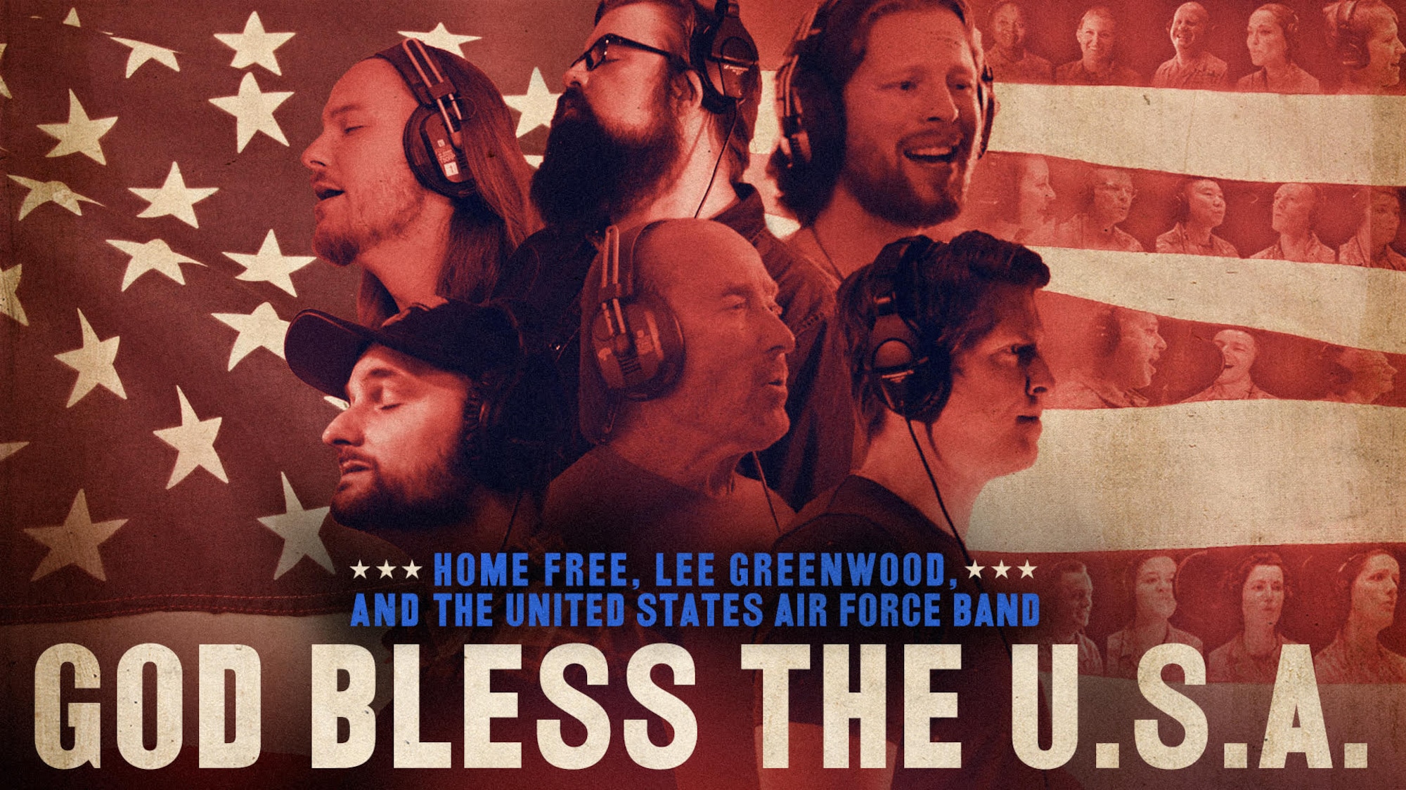 "God Bless the U.S.A." is one of America's most iconic songs, so we are thrilled to have been part of history in the brand new cover of this hit, featuring Lee Greenwood, Home Free, and the Singing Sergeants!