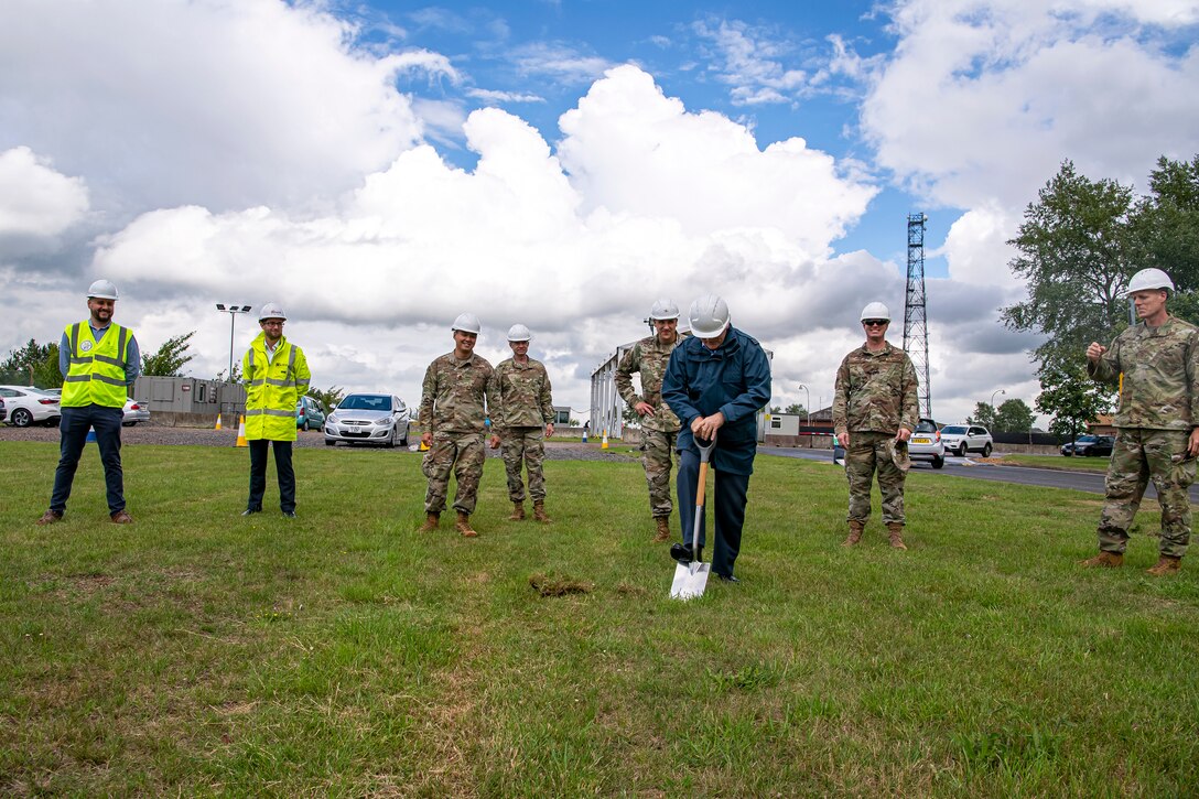 RAF Alconbury Breaks Ground On Gate Construction