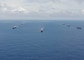 MSC ships in formation